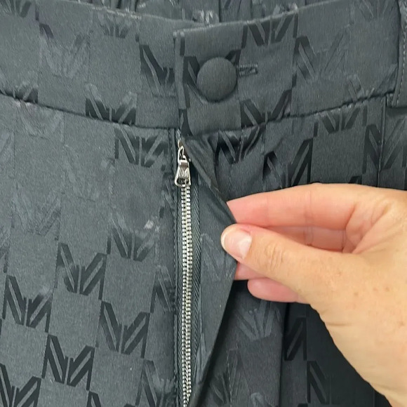 Marcell Von Berlin - Men's Jacquard Trouser Pants - Size 36 Black - Picture 16 of 17